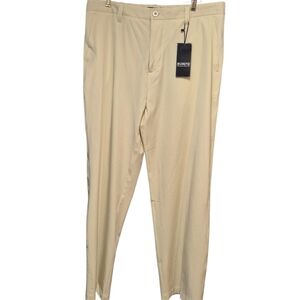 new Mike Weir Men's Longhorn Golf Pants Cream Sz 38
